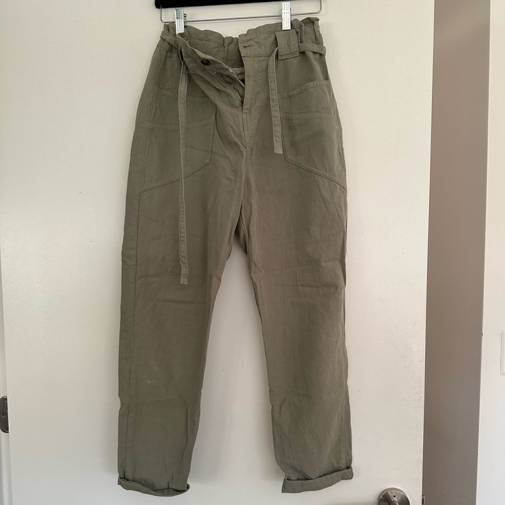 Ba&sh Olive Green Cargo Pants
